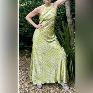 Marciano silk maxi dress